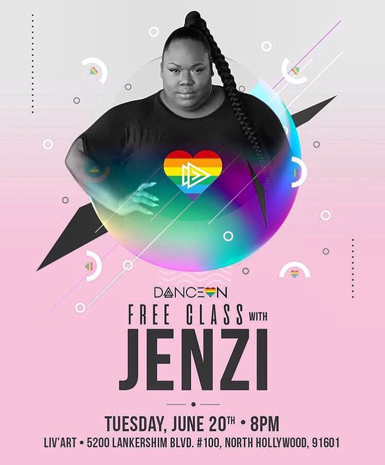 MeshachMedia's tweet photo. ‼️ @officialjenzi is teaching a #FREE class tomorrow in #Noho w/ @danceon @8pm #Jenzi #jenzitaughtme #danceon #pridemonth #meshachmanagement https://t.co/21cdQbRw0a
