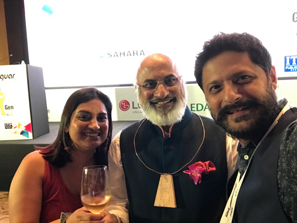 anshulchodha's tweet image. With the &apos;biggies&apos; at the IGen50 felicitation. #Igen50 #AnshulChodha #SanctuaryArchitects