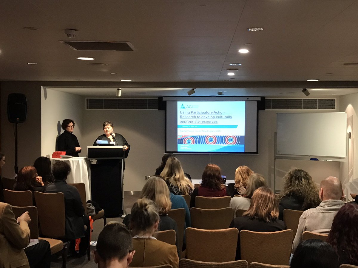 IndigenousX's tweet photo. Rachael Peake from @HNEHealth speaking on the importance of local cultural relevant resources #CCAP17 https://t.co/abQUguPw3X