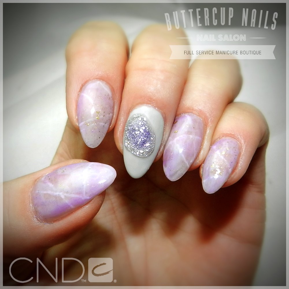 CND Shellac 'Amethyst' nails.

#CND #CNDWorld #CNDShellac #Shellac #AmethystNails #QuartzNails #NailArt  #ButtercupNails