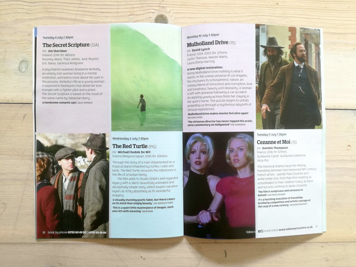 ridlerwebster1's tweet photo. The new season @TaliesinSwansea brochure, designed by us. https://t.co/5CUyAKl4M2