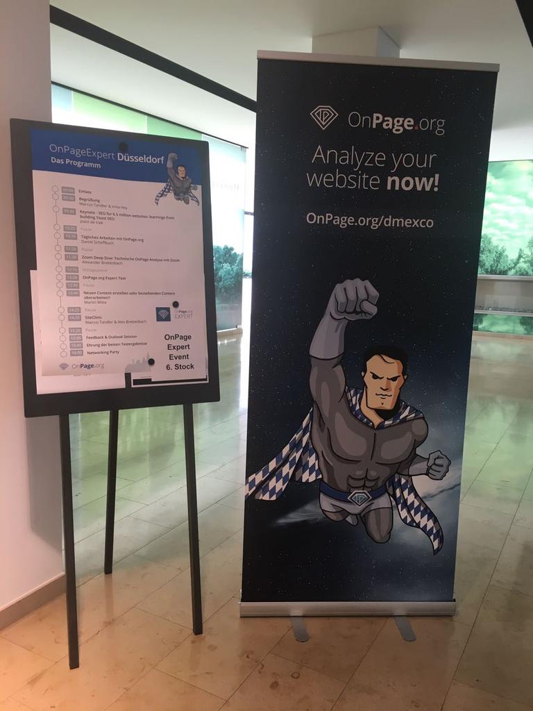 DamconGmbH's tweet photo. Heute berichten wir aus Düsseldorf: "Analyze your website now!" #SEO #onpage #ExpertEvent #gamcongmbh #onlinemarketingagency https://t.co/q1kAzfBhhM