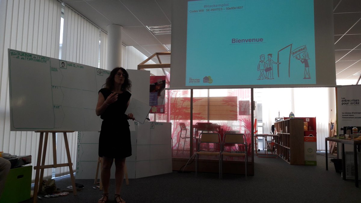 Début hackathon emploi employabilite <a href="/LepC_SO/">EntreprisespourCité</a> #MaisonPourRebondir #hackemploi