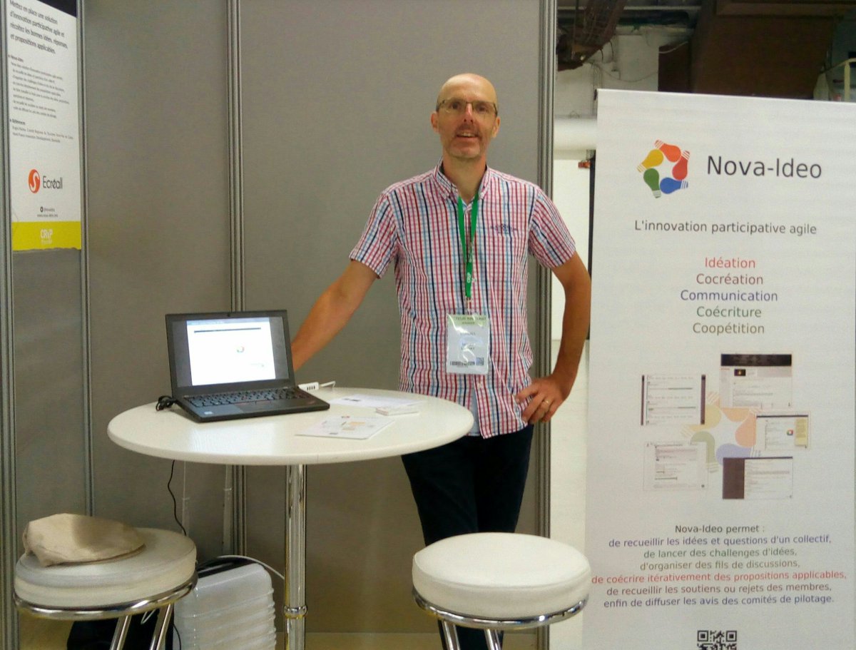 NovaIdeo's tweet photo. Retrouvez nous au stand b4 b5 à la convention 2017 du CRIP qui se tient à l'espace Champeret à Paris :) https://t.co/vAzdfo9KVh