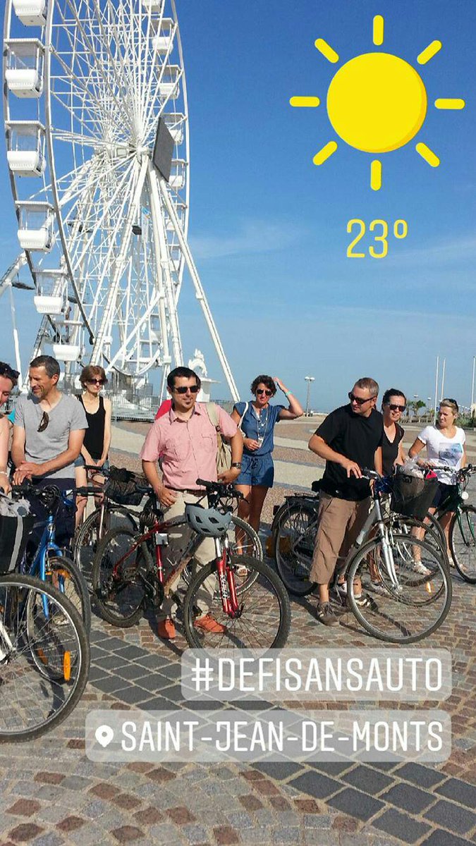 notredamedemont's tweet photo. #defisansauto pour l'office de tourisme intercommunale ce matin ! #otienvelo  @Otfromentine @stjeandemonts https://t.co/A7TvxxQypU