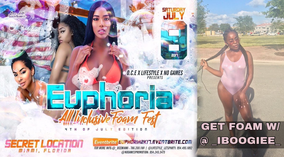LiveWithSwoll's tweet photo. #EuphoriaMiami 🇭🇹🇹🇹🇯🇲🇻🇮
All You Can Drink Foam Party💦🍹
Outdoors, Wet &amp; Dry Zone, Swimwear👙, Food🍗, Bottles🍾
2-4-1🎟https://t.co/1XUIy5BvPg https://t.co/1qFLfZOHv3