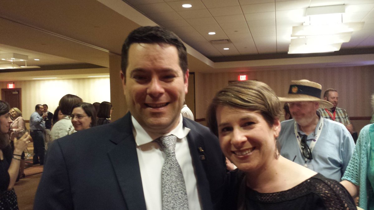 .<a href="/cyberhuffine/">rlhuffine</a> <a href="/KnowldgeLinking/">Brandy King, MLIS</a> enjoying the East Coast Reception #SLA2017