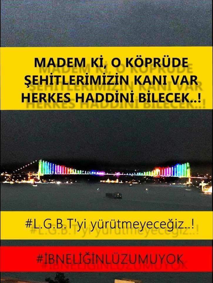 "TürkMilleti LGBTyeDurDiyecek"