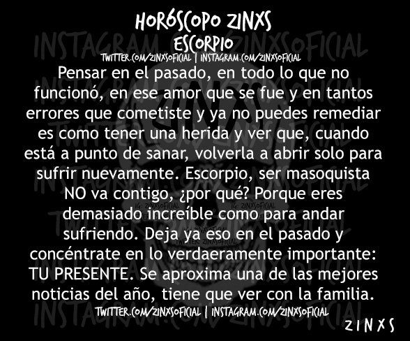 zinos__'s tweet photo. #FelicesLosCu4tro 
#HoróscopoZinxs #Escorpio https://t.co/mwWkbQlLbp