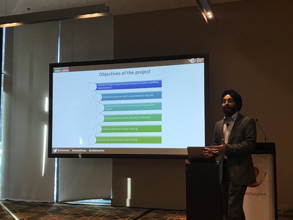 AllishaOxley's tweet photo. Digital forms can't be fully automated but some automation can help the user significantly @eventfulgroup #CollabTechFest https://t.co/iS4C3miDlX