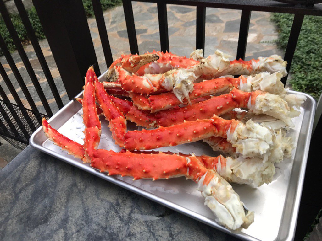 captwildbill's tweet photo. Little king crab https://t.co/eS6raSsagF