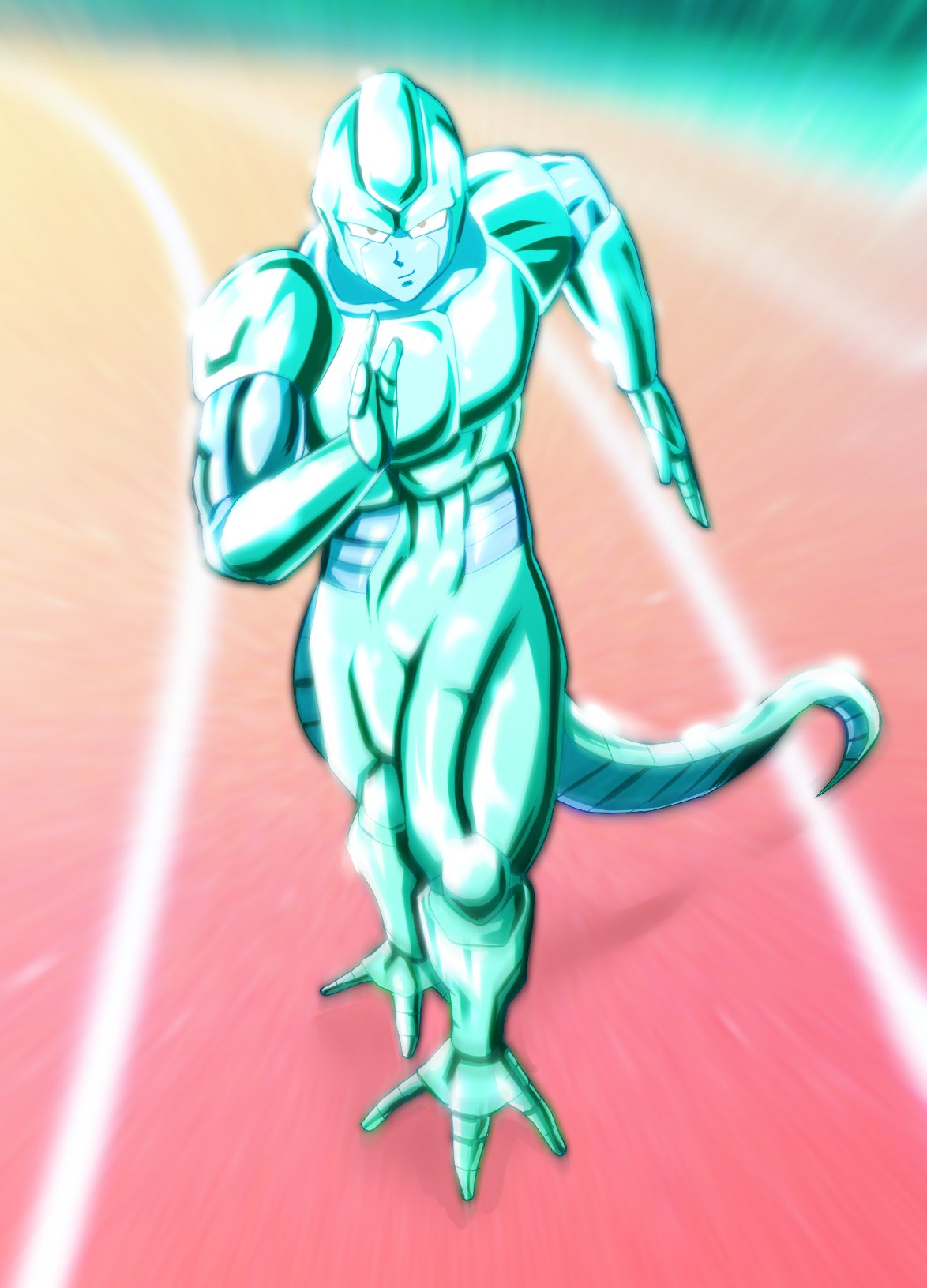 しゅう ドラゴンボールのメタルクウラ描き上がりました 放射ぼかしとかあるんですね 背景が無いと寂しいのでフリー素材を加工しました うん ピッタリ Clipstudio ドラゴンボール Dragonball 絵描きさんと繋がりたい T Co