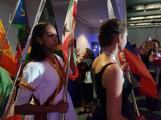 cabdirashed's tweet photo. #Somaliland is attending the International confederation of midwives Congress in Toronto, Canada - waving the flag with other 131 flags. https://t.co/F7u4gXp0BU