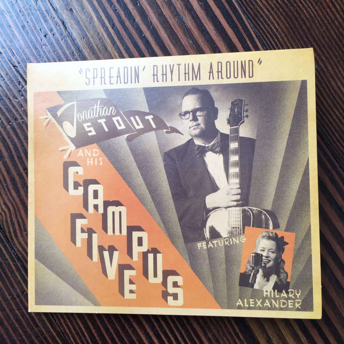 Two hours until our new album drops. "Spreadin' Rhythm Around" available at campusfive.bandcamp.com