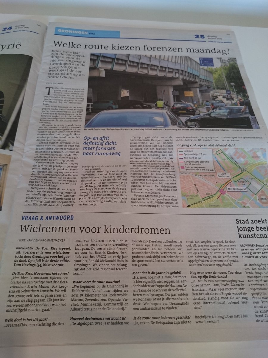 Vandaag in de papieren versie van het <a href="/dvhn_nl/">Dagblad van het Noorden</a>. Today in the paper version of the daypaper of the north. Iets met internationale ambities :)