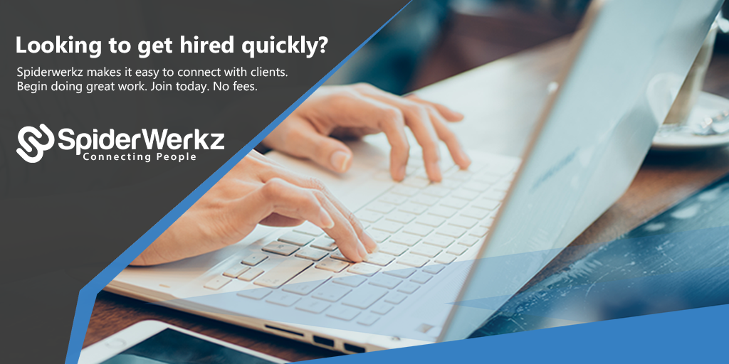 SpiderWerkz's tweet photo. Browse jobs matching your skills. Get hired today. Signup as a freelancer. To learn more check here https://t.co/Pkp9gMSYtH #freelancer https://t.co/2rpmLXDJDK