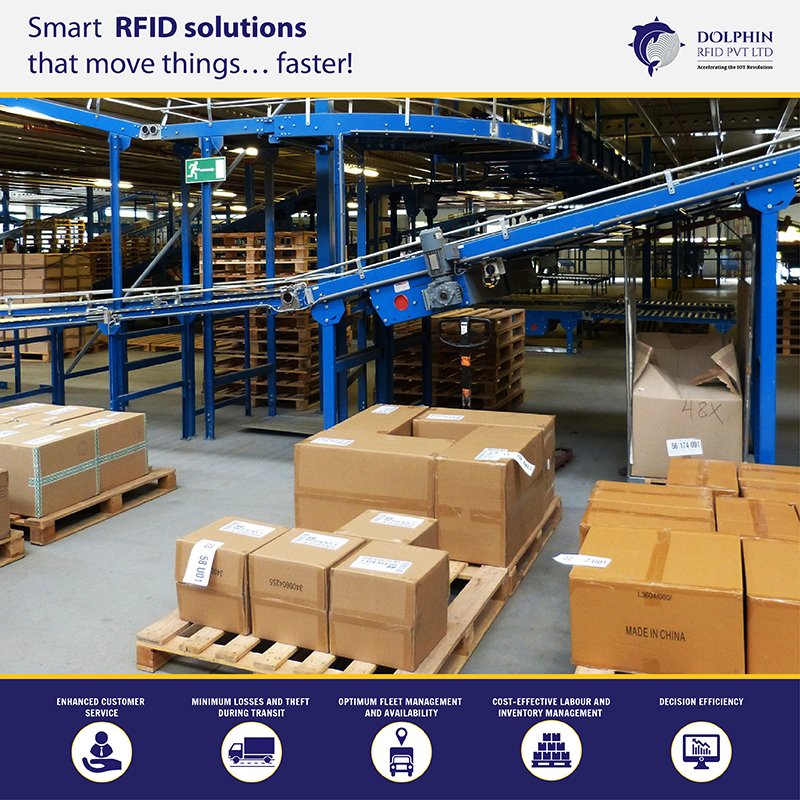Installation of Dolphin #RFID #technology enables faster inventory turns &amp; less stagnant stock. goo.gl/Mekh3I