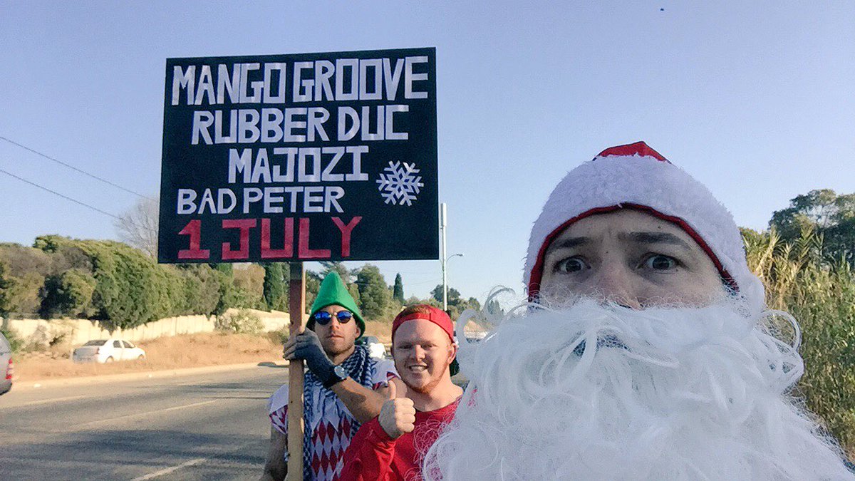 RubberDucMusic's tweet photo. Have you got your tickets yet? 'Off The Ground Xmas In July' HOHOHO! https://t.co/2mahVX3hj2 
@MangoGrooveSA 💥 https://t.co/PpLUAjS3Fo
