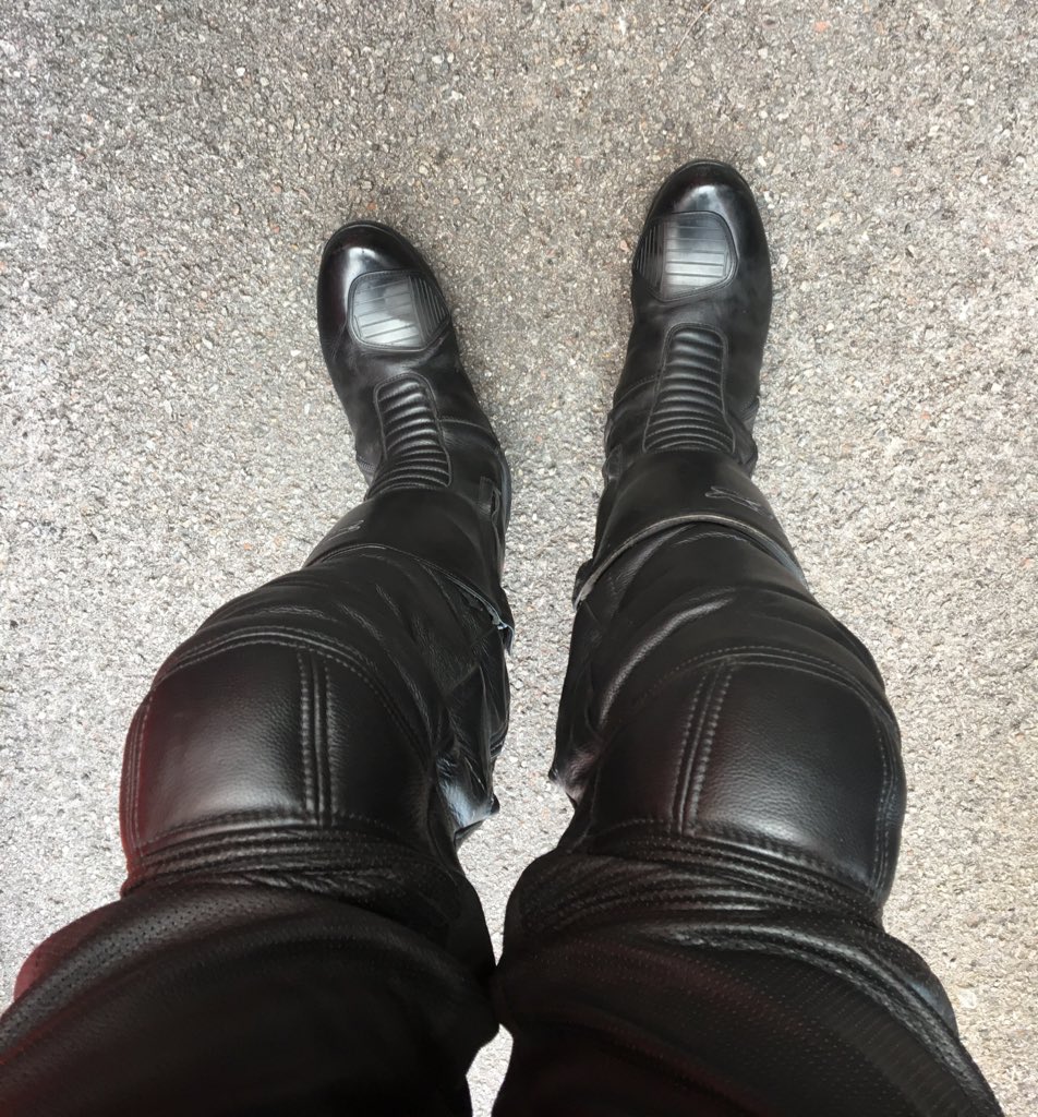 I'm hot before I started. But that's no reason not to wear proper protective clothing.

Heat is temporary. 

Scars are for life.