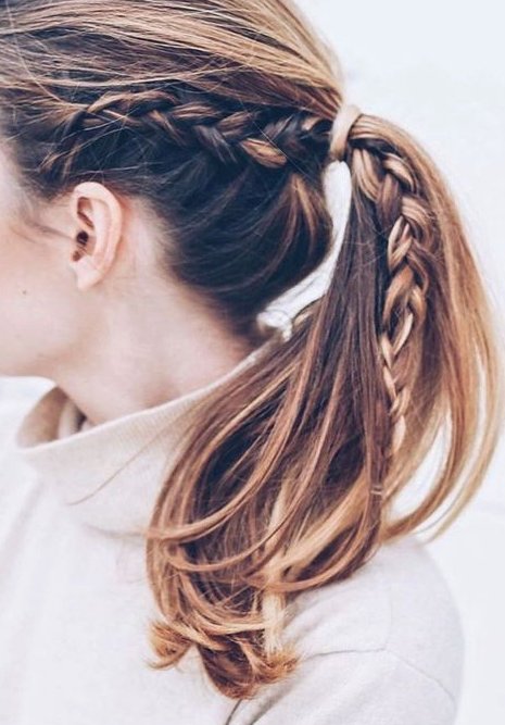 UniformAddition's tweet photo. An interesting take of the old fashioned ponytail... we love this! #hairinspo #hairstyle #hairforschool #schooluniform #uniformadditions https://t.co/W2TuTKmide