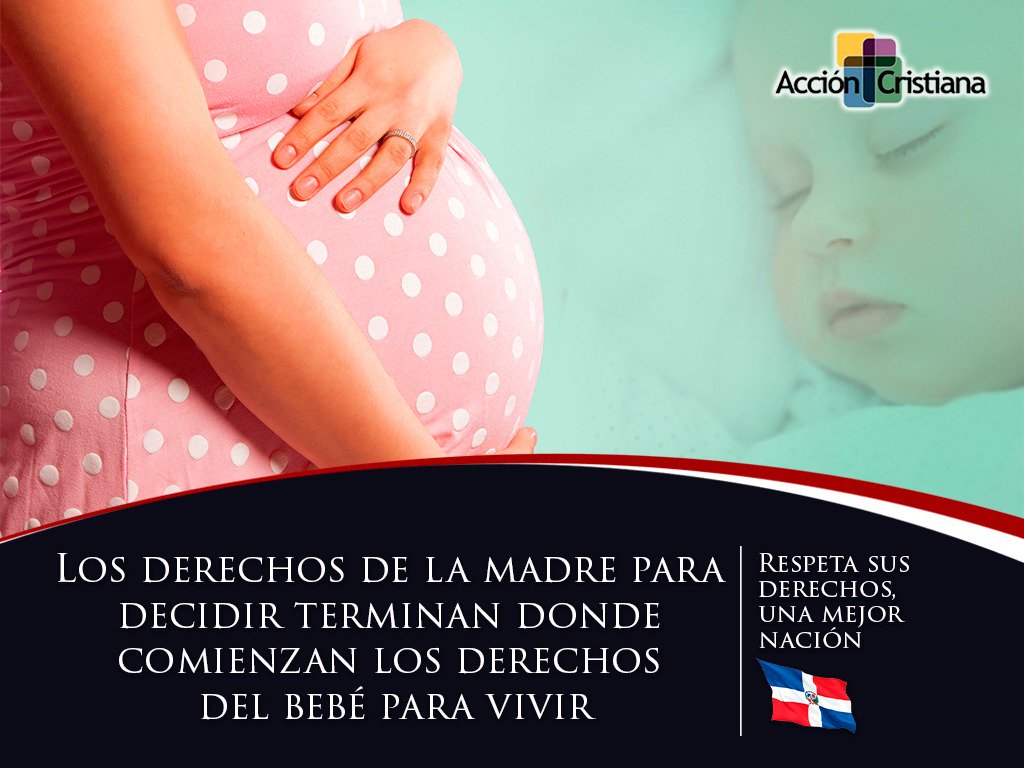AcCristianaRD's tweet photo. ¡Si a la vida! #SialaVida #NoalAborto #DejaloNacerRD #provida #Share #Comparte #DerechoalaVida #ListinDiario #DiarioLibre #AcentoDiario https://t.co/M8RMN8Gkgc