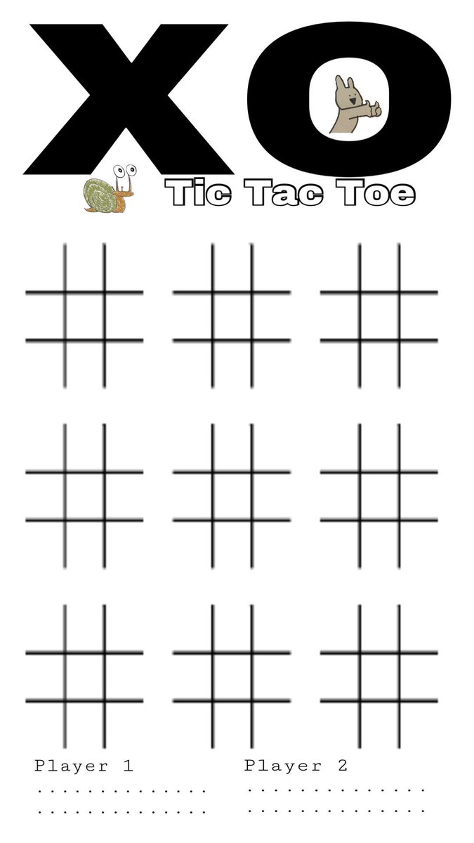 CharbelTorbey's tweet image. It&apos;s #summer #printAndGo this #game #TicTacToe #XO