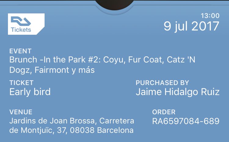 jayme_deejay's tweet photo. No te pongas malo este año @coyumusic 😜👍🏼 😺☀️🔊🙌🏼#brunchinthepark2017 #technosummer #acidvibes @Brunch_BCN https://t.co/I6AxhDHqUV