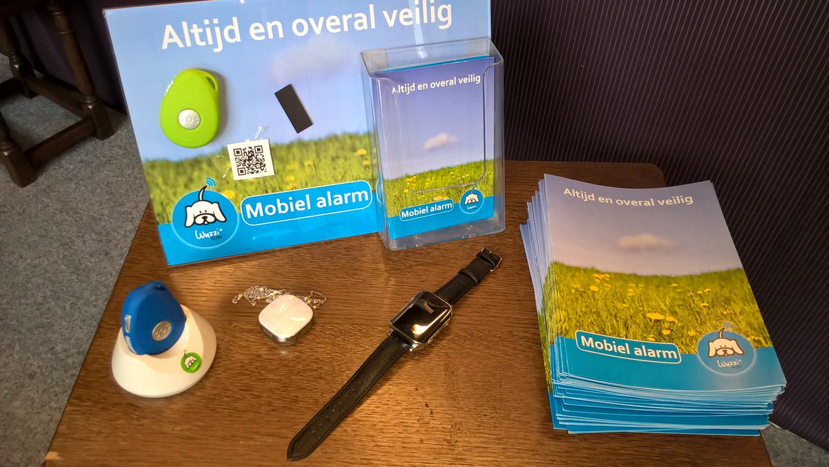 Naast de Wuzzi Alert Pebbles (groen en blauw), nu ook de Pearl en Orion (horloge) van <a href="/WuzziAlert/">Wuzzi Alert</a> <a href="/Qvita/">Qvita</a> in het @1zorgthuis! <a href="/Noorderpoort/">Noorderpoort</a>