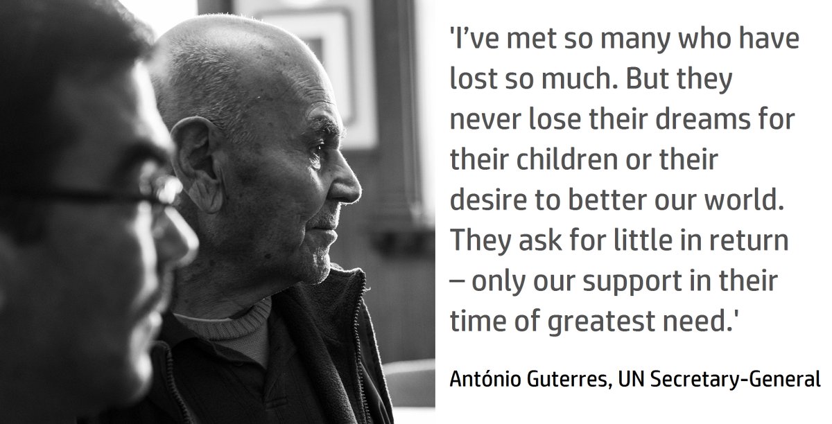 Today, on #WorldRefugeeDay, we commemorate the strength, courage &amp; perseverance of millions of refugees: un.org/en/events/refu…