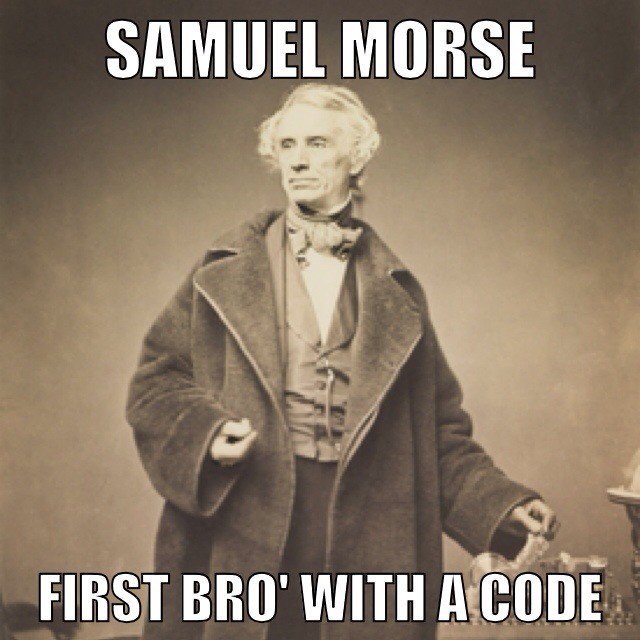 Surefoot68's tweet photo. #OnThisDay in 1840, Samuel Morse receives a patent for the telegraph. #dotdashdot https://t.co/fQ3wacrPK5