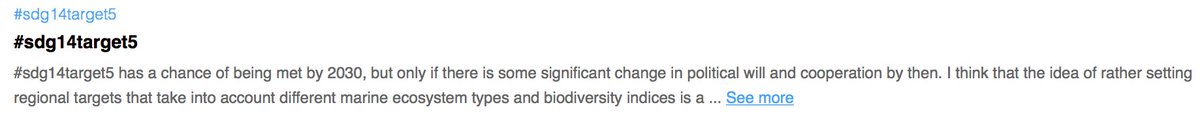 Can <a href="/sdg14net/">SDG14</a> target5 be met? Course participants discuss in oceanmooc.org for <a href="/4oceanliteracy/">Ocean Literacy</a> and with #OceanOptimism Join us!
