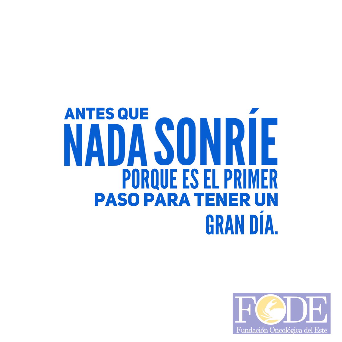 RDFODE's tweet photo. Receta para tener un gran día:
Sonríe y cambia tu actitud.
#rdfode #sonríe #cancersurvivor https://t.co/KD9GpnE4s5