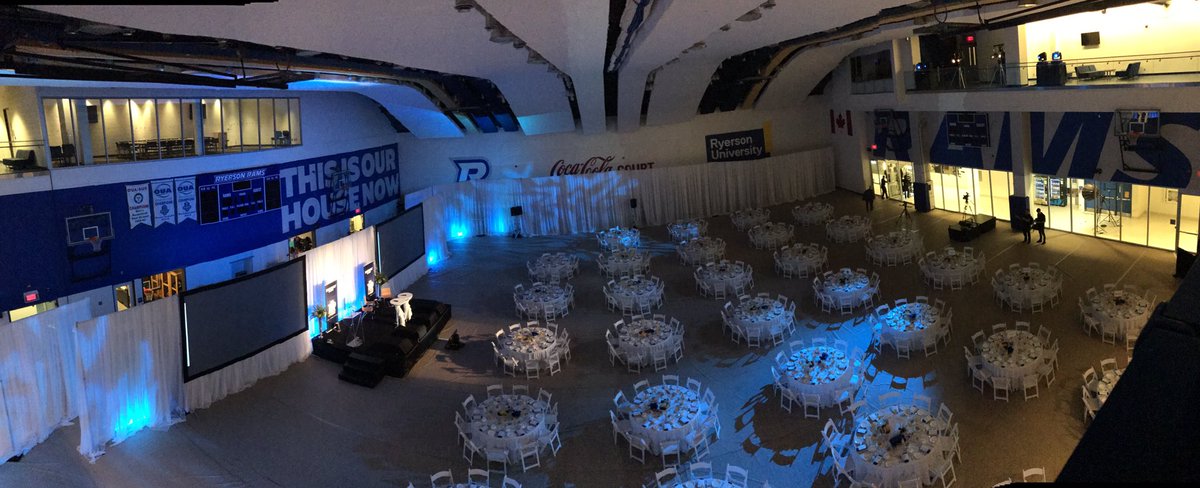 tmubold's tweet photo. Coca-Cola Court cleans up nicely! The first Excellence in Athletics Breakfast is almost underway. #weRrams https://t.co/356jKQJoCo