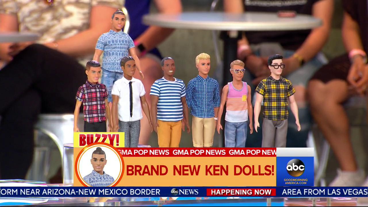 Mattel unveils a diverse new line of Ken dolls, man buns included