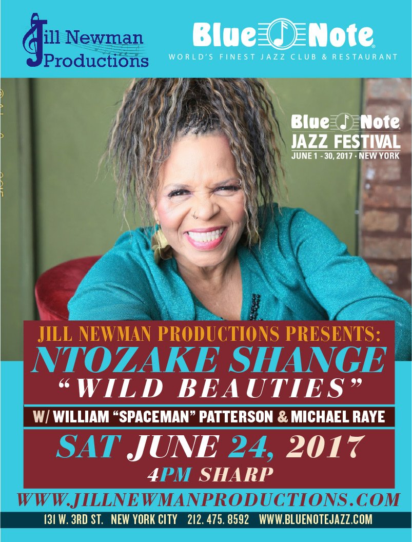 NtozakeShange1's tweet photo. Advance tickets suggested as capacity is limited. $25/advance, $30/door. On-line: https://t.co/NUlMfjTBJb or call 212-475-8592 11am - 11pm https://t.co/RccLpb7vUh