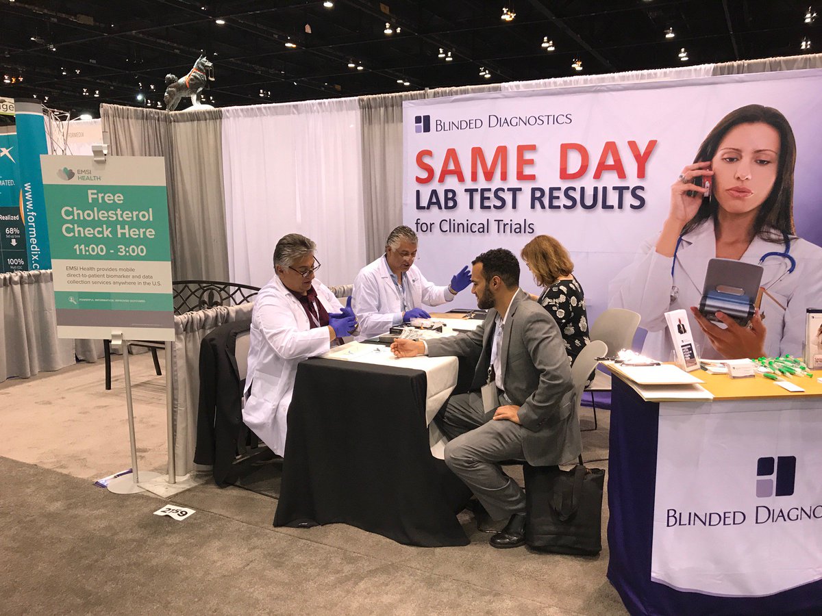 EMSInet's tweet photo. EMSI Health is at the DIA conference through Thursday offering free cholesterol screenings with partner, Blinded Diagnostics. Stop &amp; see us! https://t.co/whI4RLSKqU