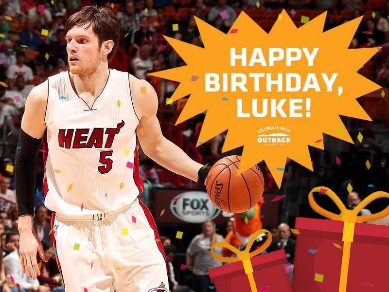  \" Join us in wishing Luke Babbitt a Happy Birthday! \" 