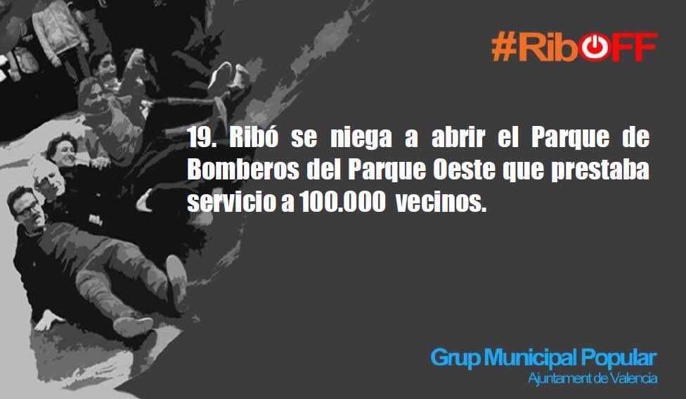 popularesVLC's tweet photo. Con Ribó en Valencia: los barrios pierden equipamientos públicos
100 motivos para desconectar a #RibOFF
#RecuperemValencia #SalvemValencia https://t.co/gR1cpleHZU