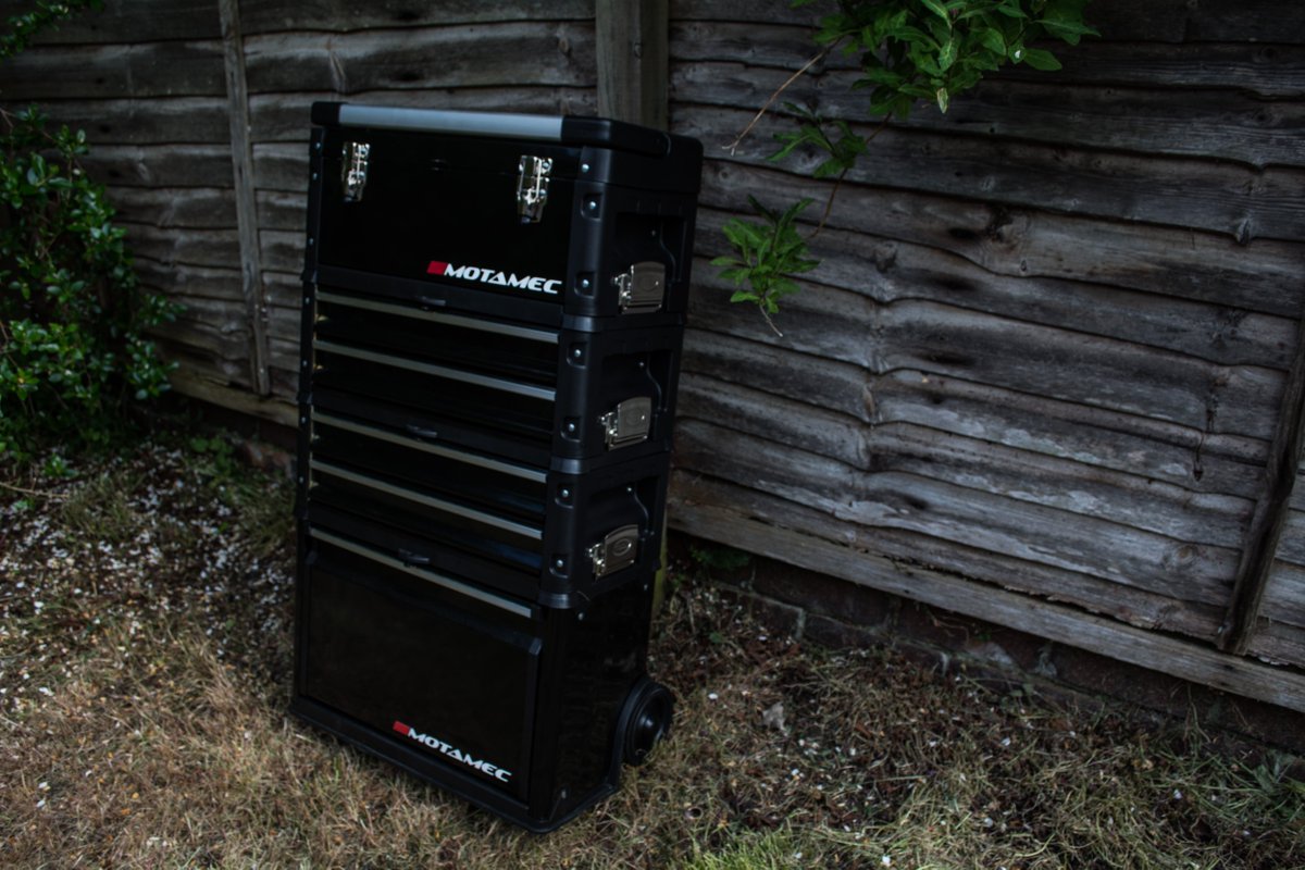 PreviousMag's tweet photo. Hammy reviews the brilliant @Motamec Racing Modular Tool Cart! It splits into four separate toolboxes! https://t.co/m7kBNS6miM #automobile https://t.co/CJtU5XVLQX