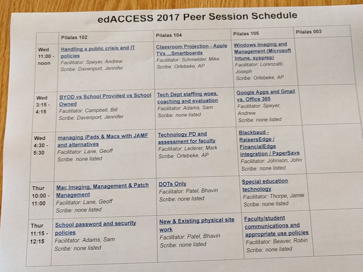 jenniever's tweet photo. A dream! Great technical and administrative sessions! #edACCESS2017 https://t.co/Sv0t1XgeGF