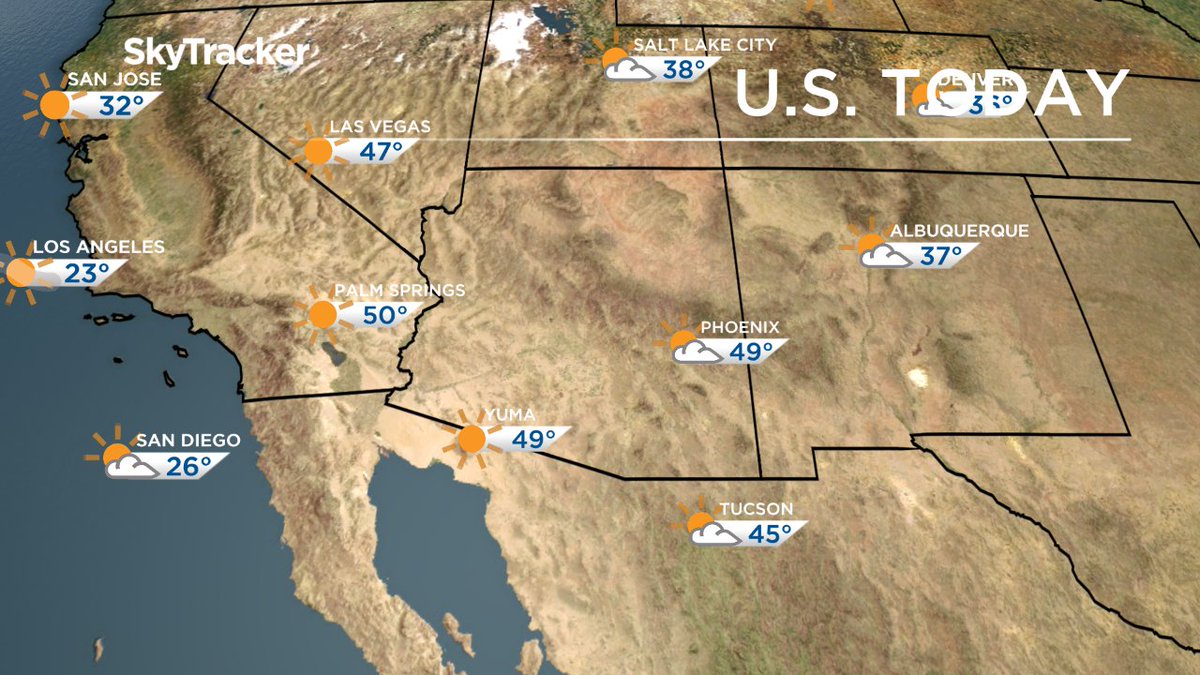 mikesobel's tweet image. Check out the heat in the southwest part of the United States. @GlobalEdmonton News Morning #recordheat