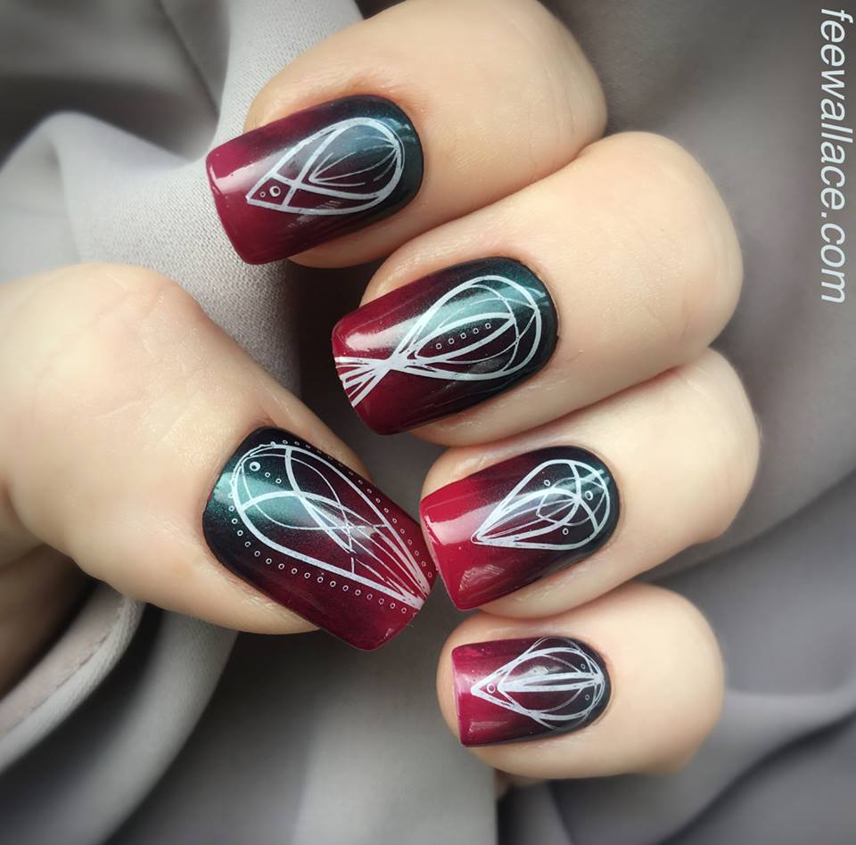 Super stunning nails by <a href="/Fee_Wallace/">Fee Wallace</a> using Lecenté Orbit Stardust! #lovelecente #nailart #glitter #nails #beauty