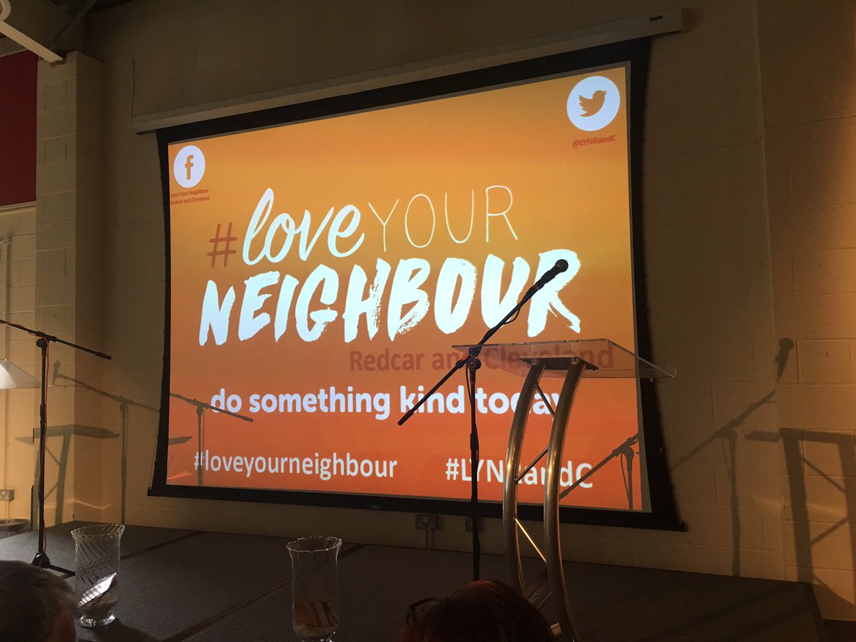 Looking forward to hearing about excellent community cohesion work at #LoveYourNeighbour event this morning <a href="/RedcarCleveland/">Redcar & Cleveland</a> <a href="/LynRandc/">LYN RandC</a>