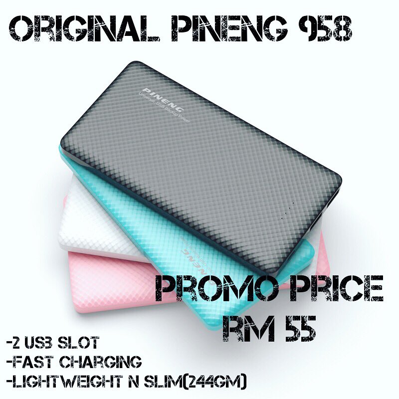 EngkuLiyana's tweet photo. ORIGINAL PINENG 958
PROMO PRICE : RM55
DM for more details.
#powerbankpineng #pinengmurah #originalpineng #pineng 958 https://t.co/D2j5V8nY3M