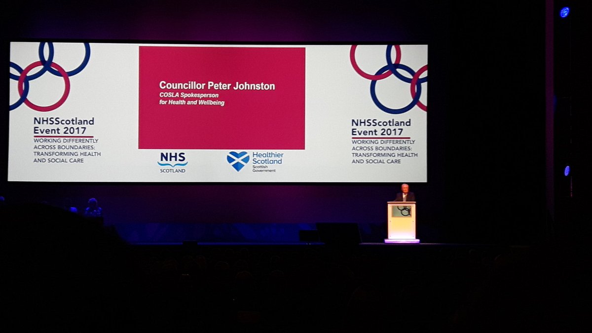 johnmaceachen's tweet photo. Great to hear #nhsscot17 kick off with discussion of integration challenges and solutions on the ground https://t.co/G5nBtjJKPj