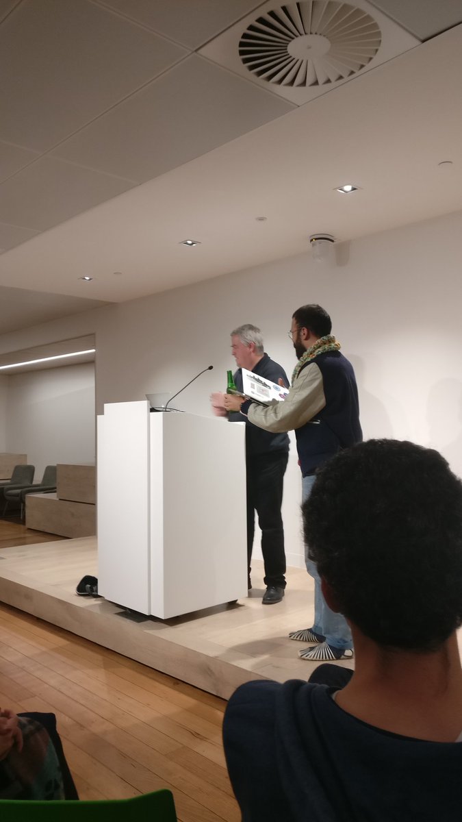 ScottKitchell's tweet image. So many people out and about to nerd out over machine learning! Love it #mlai