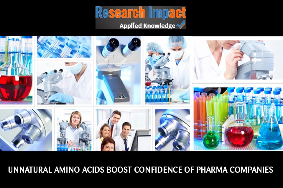 RI_technology's tweet photo. Unnatural amino acids boost confidence of pharma companies #aminoacids #pharma #biotechnology #researchimpact https://t.co/zGPs5HzLyR