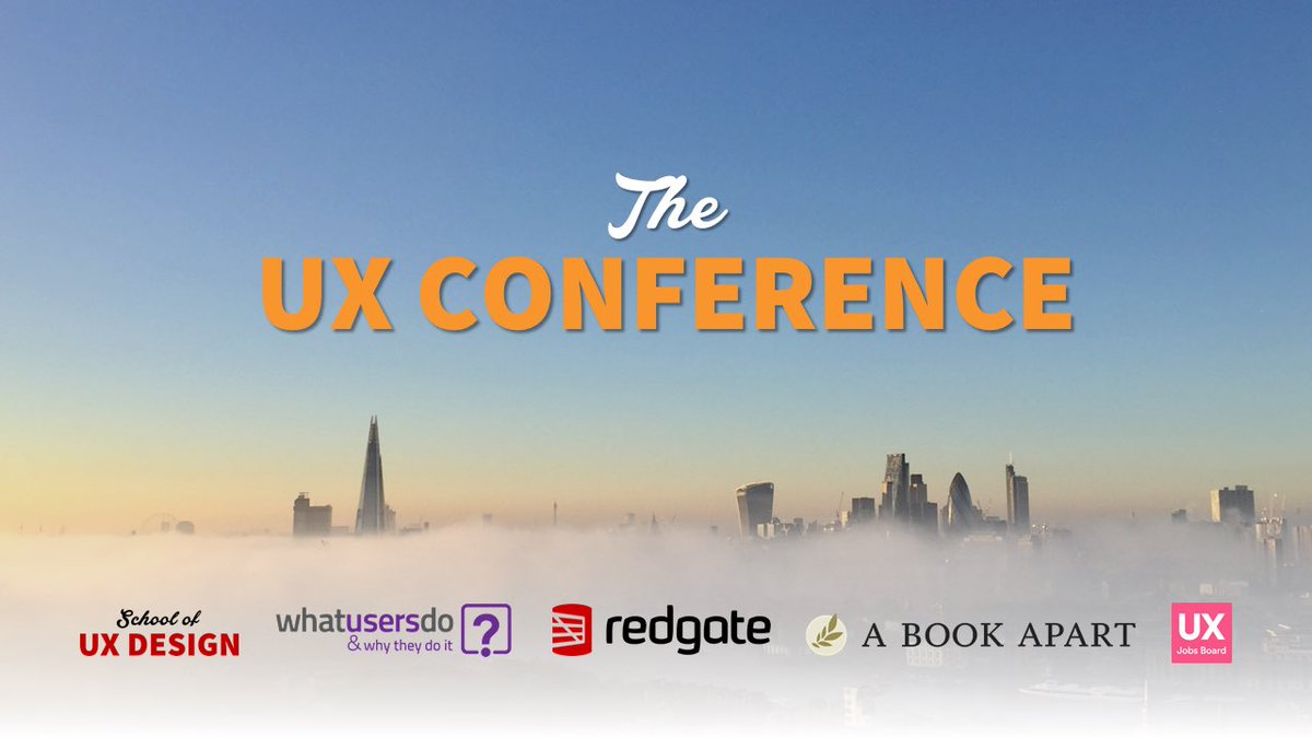 4 months in the making, 9 sessions, 9 speakers, 150 guests. Here's the video with the highlights from #TheUXConf youtu.be/Ey2Zj-4Bnvw #UX