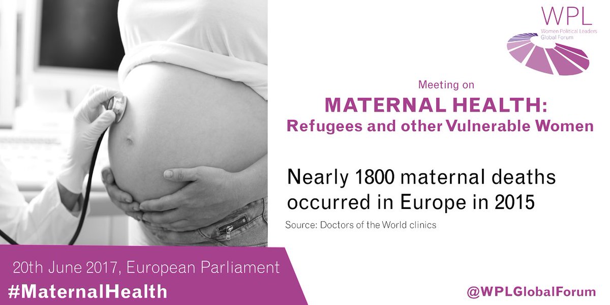 WPLeadersOrg's tweet image. #MaternalHealth remains a critical concern also in Europe. Today we&apos;re working to move #FromWordsToAction Info bit.ly/2soX71M