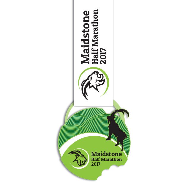 We recently designed these awesome medals for the forthcoming #MaidstoneMarathon &amp; #MaidstoneHalf on October 1️⃣5️⃣th!

What do you think? 😊